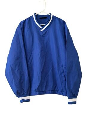 Shaka Wear Unixes Pullover Jacket Windbreaker Size Large Mesh Lining Zip Side